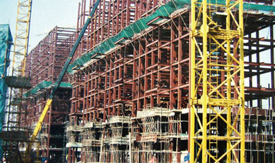 濟南偉東新都鋼結構高層住宅樓